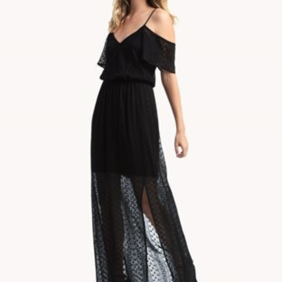 Ella Moss Dresses & Skirts - Ella Moss Cold-shoulder Maxi Dress